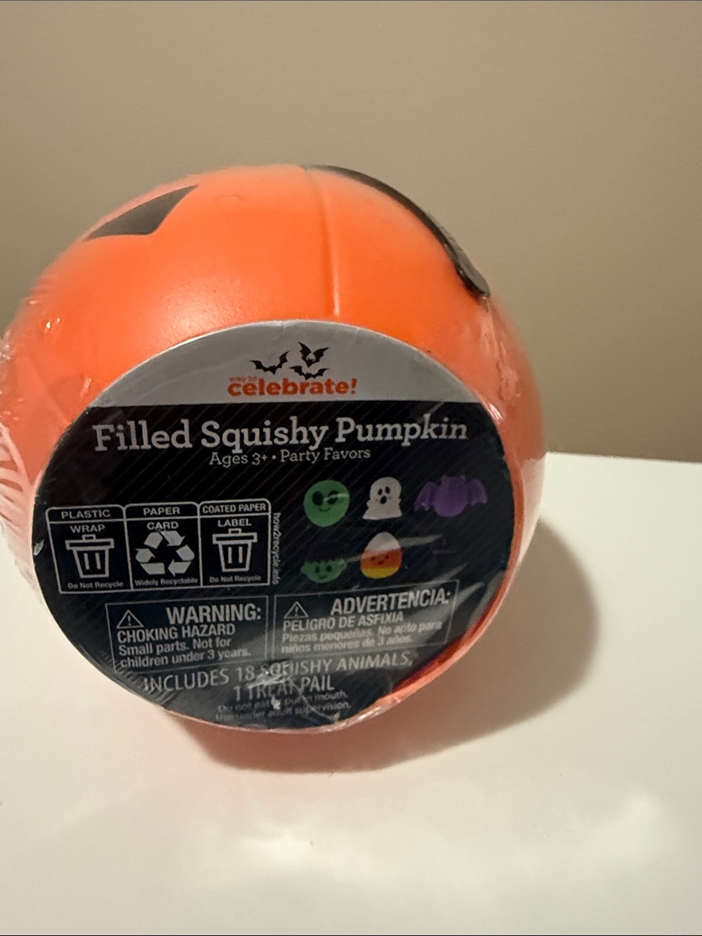 Viral Squishy Filled Squishy Pumpkin Kids Toy